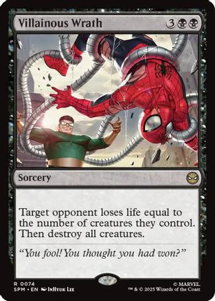 Villainous Wrath  (SPM-074) - [Marvel's Spider-Man]