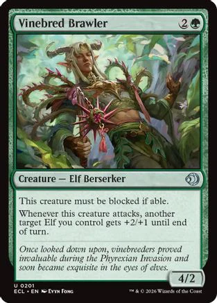 Vinebred Brawler  (ECL-201) - [Lorwyn Eclipsed]