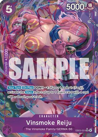 Vinsmoke (Alternate Art) (EB03-031) - [Extra Booster: One Piece Heroines Edition] Foil