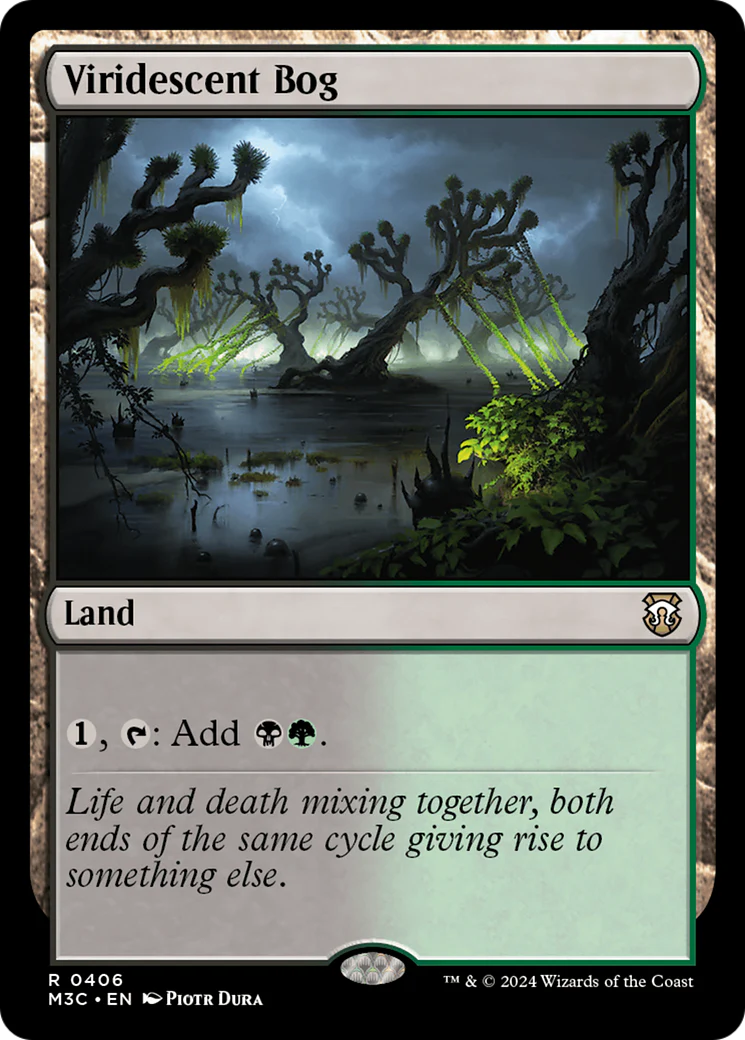 Viridescent Bog  [Foil]  (M3C-406) - [Modern Horizons 3 Commander]