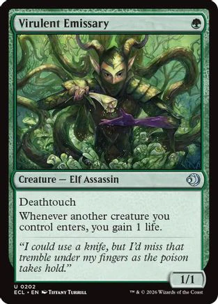 Virulent Emissary  (ECL-202) - [Lorwyn Eclipsed]