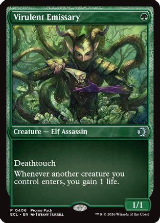 Virulent Emissary  [Foil]  (PPECL-406) - [Promo Pack: Lorwyn Eclipsed]