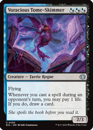 Voracious Tome-Skimmer  [Foil]  (ECL-250) - [Lorwyn Eclipsed]