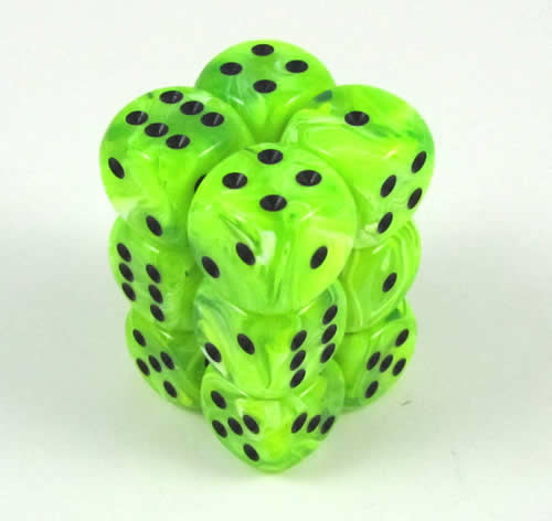 VORTEX 12D6 BRIGHT GREEN/BLACK 16MM