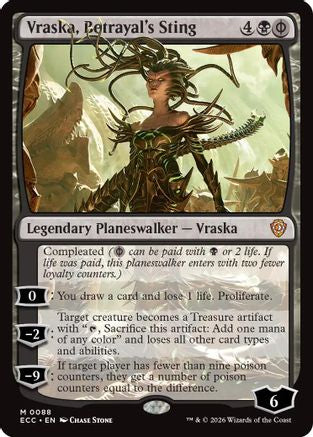 Vraska, Betrayal's Sting  (ECC-088) - [Commander: Lorwyn Eclipsed]