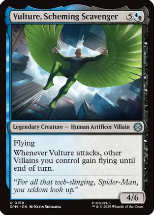 Vulture, Scheming Scavenger  [Foil]  (SPM-158) - [Marvel's Spider-Man]