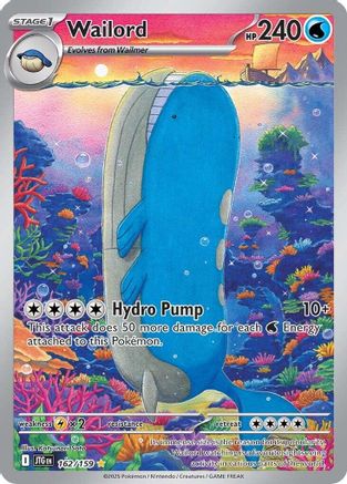 Wailord - 162/159  - (162/159) Holofoil [SV09 Journey Together]