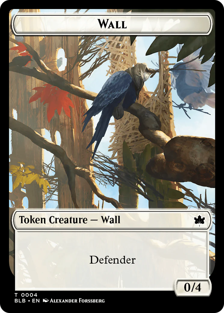 Wall  (BLB-004) - [Bloomburrow Tokens]