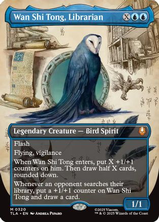 Wan Shi Tong, Librarian (Borderless)  [Foil]  (TLA-320) - [Avatar: The Last Airbender]