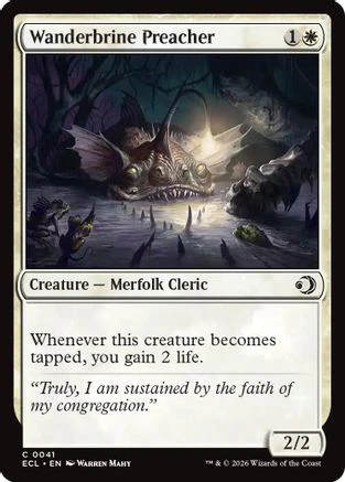 Wanderbrine Preacher  (ECL-041) - [Lorwyn Eclipsed]