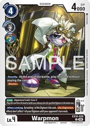 Warpmon (EX10-029) - [Sinister Order]