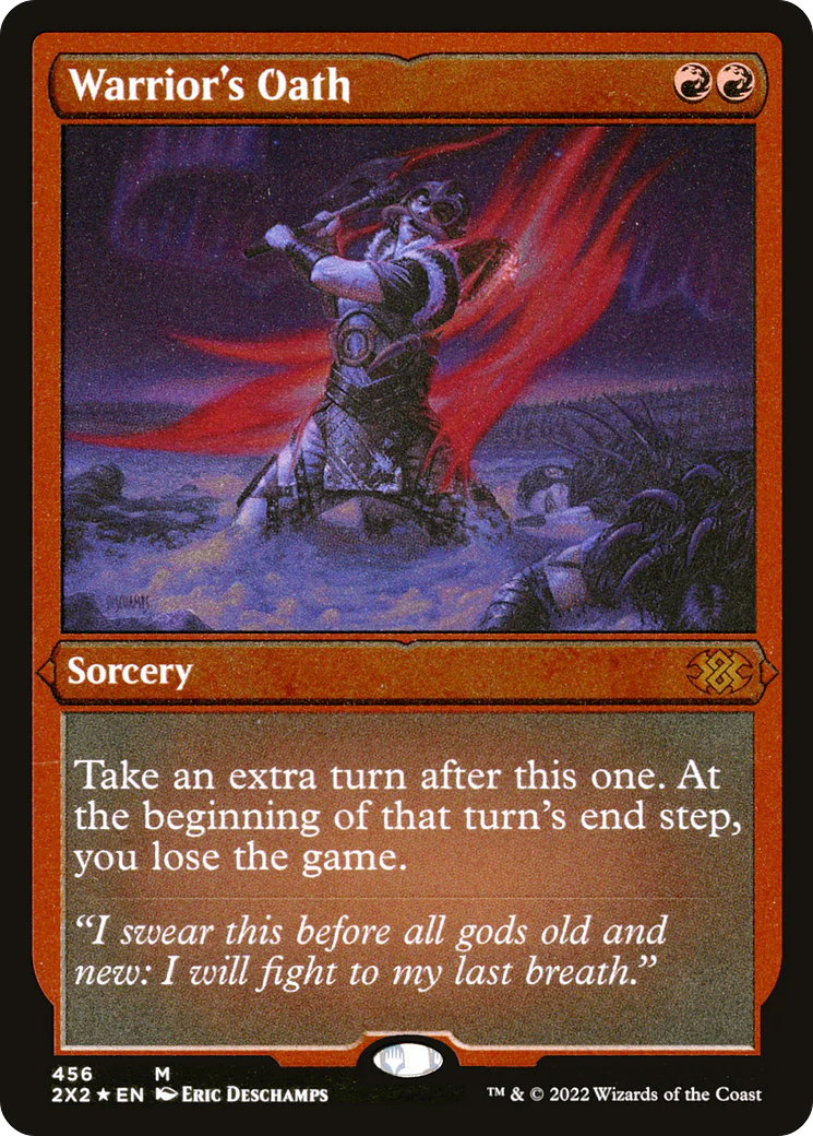Warrior's Oath (Foil Etched)  [Foil]  (2X2-456) - [Double Masters 2022]