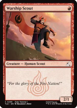 Warship scout (0285)  (TLE-285) - [Avatar: The Last Airbender: Eternal-Legal]