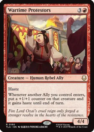 Wartime Protestors  (TLA-160) - [Avatar: The Last Airbender]