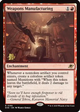 Weapons Manufacturing  [Foil]  (PRE-168) - [Prerelease Cards]