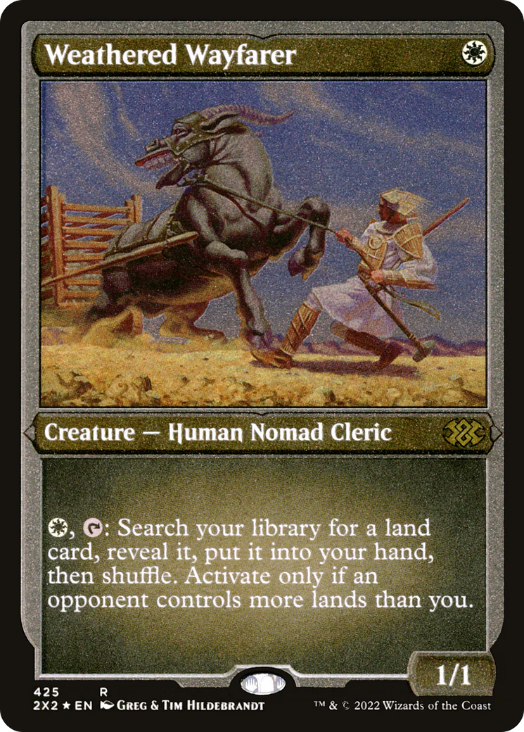 Weathered Wayfarer (Foil Etched)  [Foil]  (2X2-425) - [Double Masters 2022]