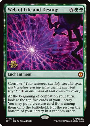 Web of Life and Destiny  [Foil]  (PRE-122) - [Prerelease Cards]