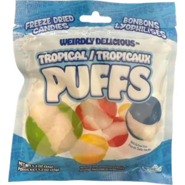 Weirdley Delicious Tropical Puffs Peg Bag (34g)