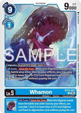 Whamon (BT23-023) - [Hackers' Slumber]