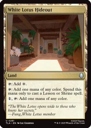 White Lotus Hideout  [Foil]  (TLA-281) - [Avatar: The Last Airbender]