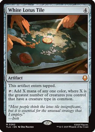 White Lotus Tile  (TLA-262) - [Avatar: The Last Airbender]