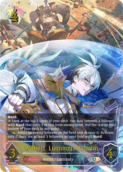 Wilbert, Luminous Paladin (U) - BP15: Trial of the Omens (BP15-U06EN)