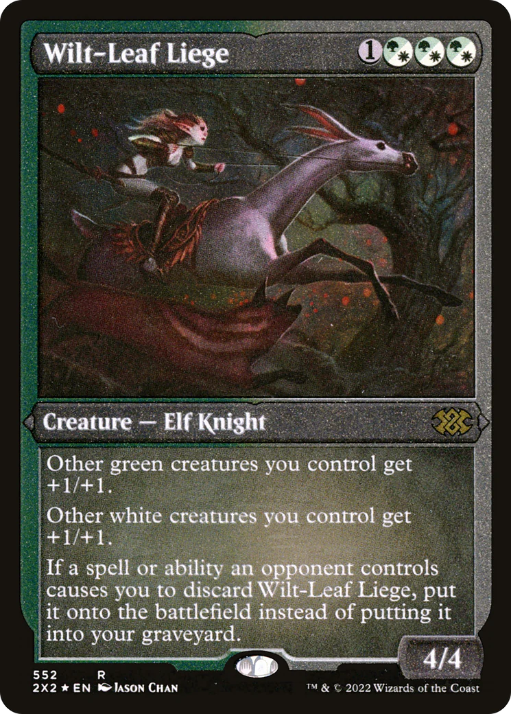 Wilt-Leaf Liege (Foil Etched)  [Foil]  (2X2-552) - [Double Masters 2022]