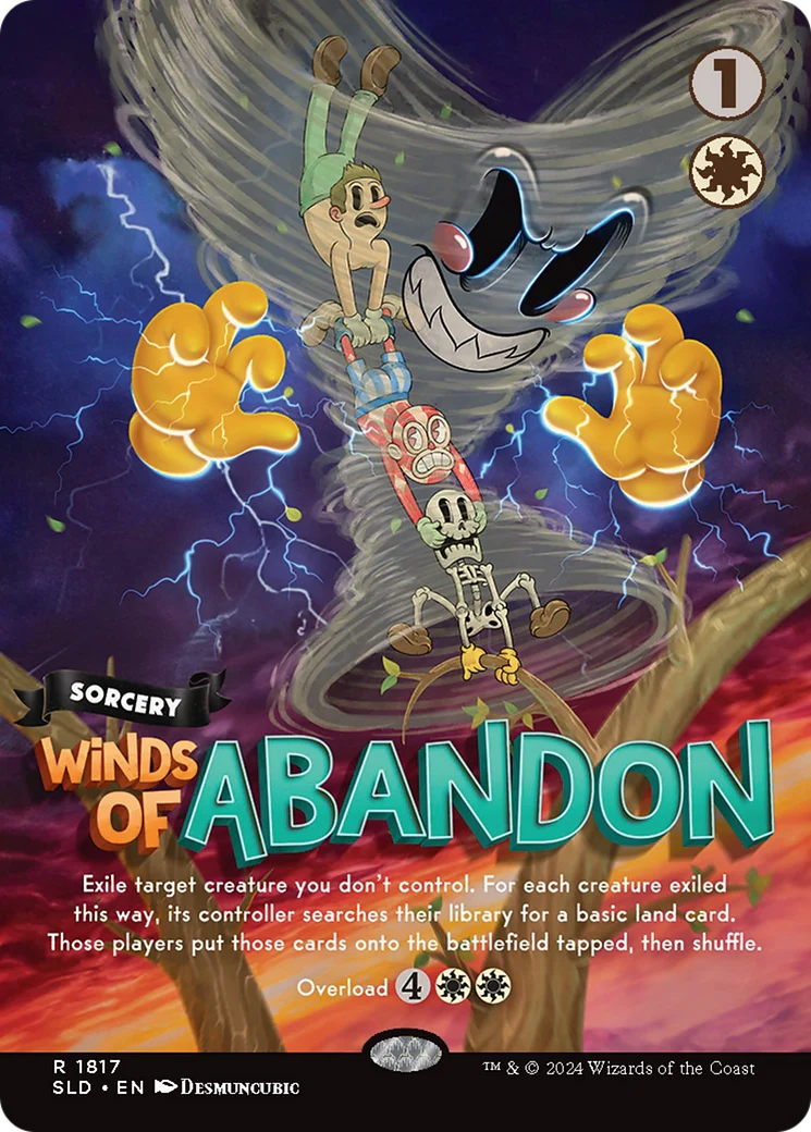 Winds of Abandon  [Foil]  (SLD-1817) - [Secret Lair Drop] (Borderless)