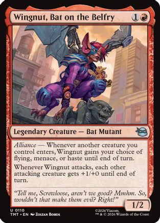 Wingnut, Bat on the Belfry  (TMT-110) - [Teenage Mutant Ninja Turtles]
