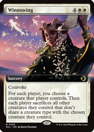 Winnowing (Extended Art)  (ECL-355) - [Lorwyn Eclipsed]