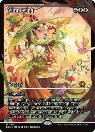 Winnowing (Showcase)  [Foil]  (ECL-382) - [Lorwyn Eclipsed]