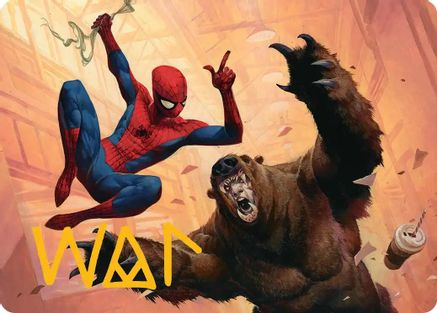 Wisecrack Art Card (Gold-Stamped Signature)  (AASPM-016) - [Art Series: Marvel's Spider-Man]