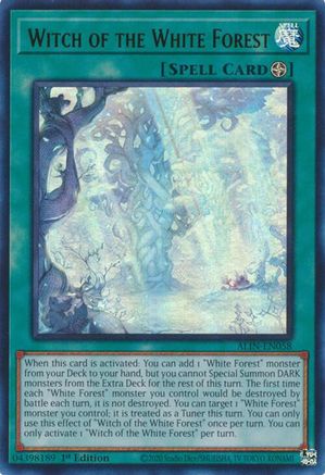 Witch of the White Forest [ALIN-EN058] - Alliance Insight 1st Edition - Ultra Rare