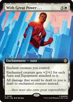 With Great Power... (Extended Art)  (SPM-248) - [Marvel's Spider-Man]