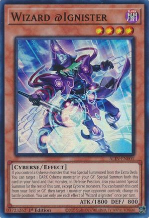 Wizard @Ignister [ALIN-EN001] - Alliance Insight 1st Edition - Super Rare