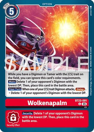 Wolkenapalm (BT23-091) - [Hackers' Slumber]