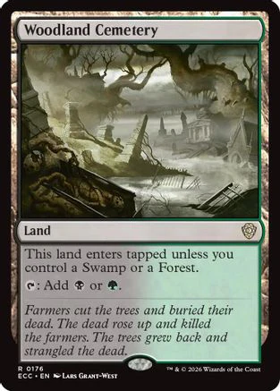 Woodland Cemetery  (ECC-176) - [Commander: Lorwyn Eclipsed]
