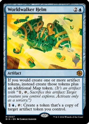 Worldwalker Helm  [Foil]  (PPEOE-007) - [Promo Pack: Edge of Eternities]
