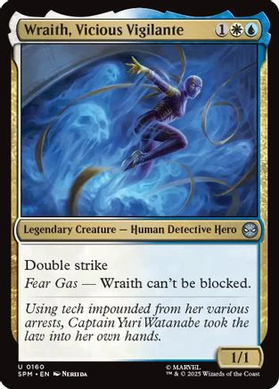 Wraith, Vicious Vigilante  [Foil]  (SPM-160) - [Marvel's Spider-Man]