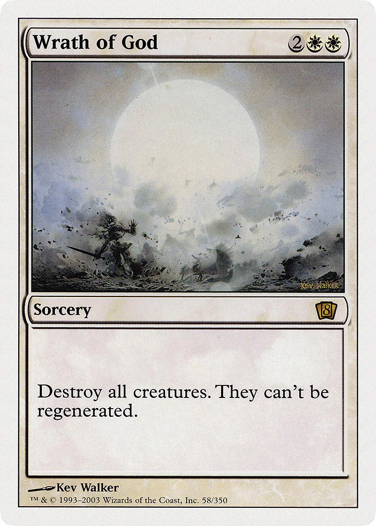 Wrath of God  (8ED-058) - [Eighth Edition]