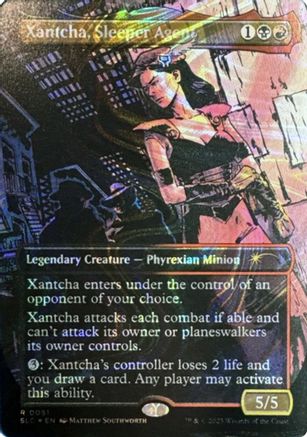 Xantcha, Sleeper Agent (Halo Foil)  [Foil]  (SLC-051) - [Secret Lair Countdown Kit]