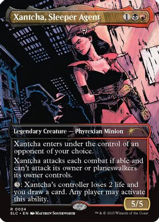 Xantcha, Sleeper Agent  (SLC-024) - [Secret Lair Countdown Kit]