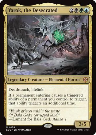 Yarok, the Desecrated  (ECC-136) - [Commander: Lorwyn Eclipsed]