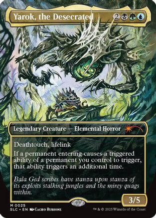 Yarok, the Desecrated  [Foil]  (SLC-025) - [Secret Lair Countdown Kit]