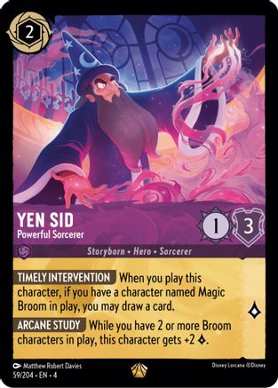 Yen Sid - Powerful Sorcerer (59/204) - [Ursulas Return]