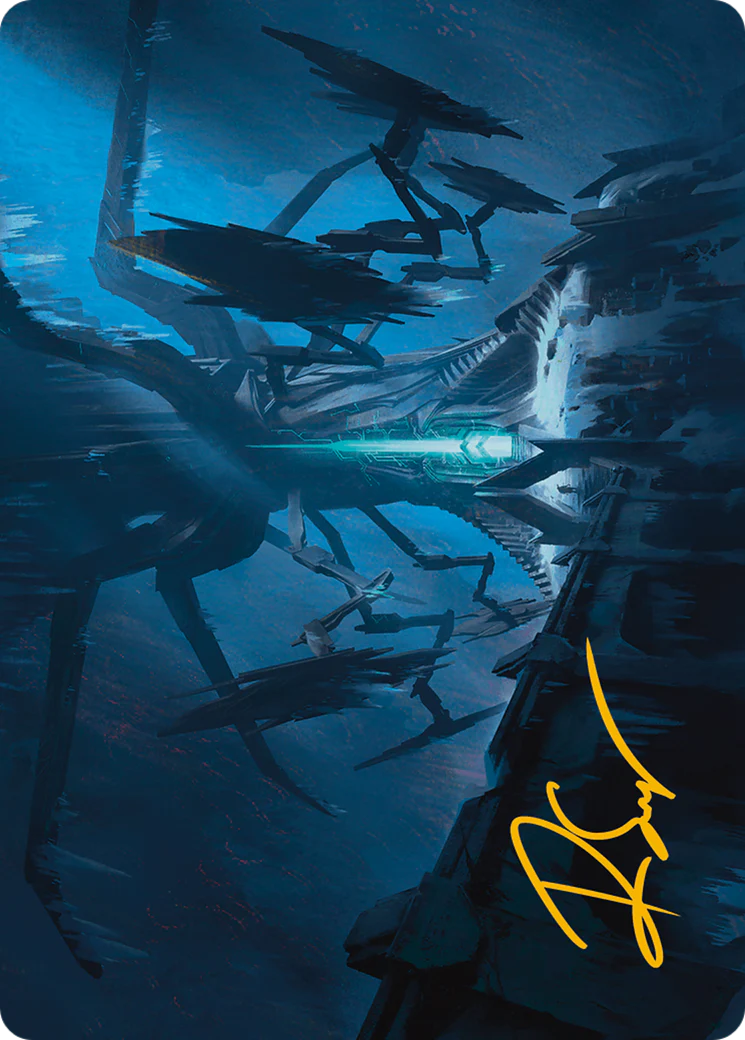 Yggdrasil, Rebirth Engine Art Card (Gold-Stamped Signature)  (ASACR-010) - [Assassin's Creed Art Series] (Borderless)
