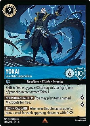 Yokai - Scientific Supervillain (160/204) - [Azurite Sea] Cold Foil
