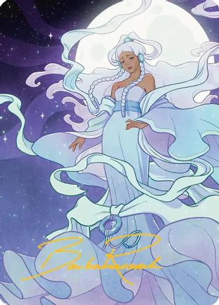 Yue, the Moon Spirit 2 Art Card (Gold-Stamped Signature)  (ASTLA-041) - [Art Series: Avatar: The Last Airbender]