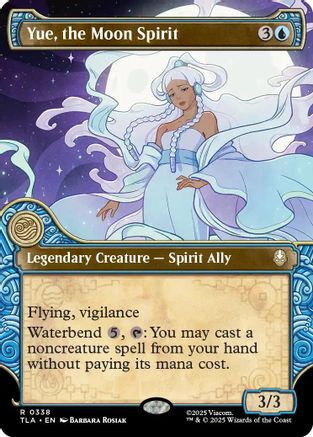 Yue, the Moon Spirit (Showcase)  [Foil]  (TLA-338) - [Avatar: The Last Airbender]