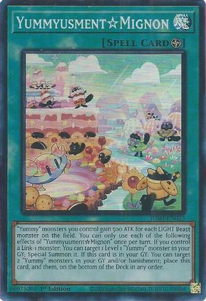 YummyusmentMignon (Super Rare) [JUSH-EN023] - Justice Hunters 1st Edition - Super Rare